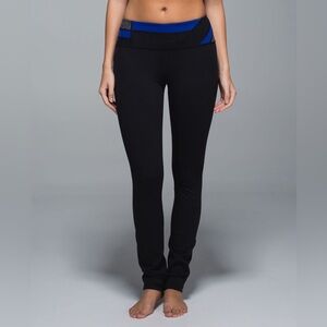 Lululemon Skinny Groove Pants II Reversible Luon Great Condition Size 12